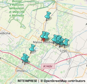 Mappa Via Fratelli Cervi, 48024 Massa Lombarda RA, Italia (5.86083)