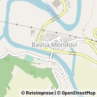 Mapa Bastia Mondovì
