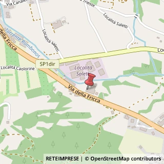 Mappa Via della Fricca, 47, 38049 Vigolo Vattaro, Trento (Trentino-Alto Adige)