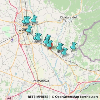 Mappa Strada Regionale, 33042 Manzano UD, Italia (5.93846)