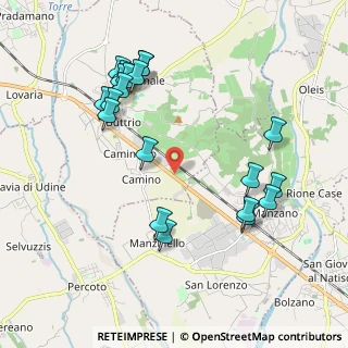 Mappa Strada Regionale, 33042 Manzano UD, Italia (2.143)
