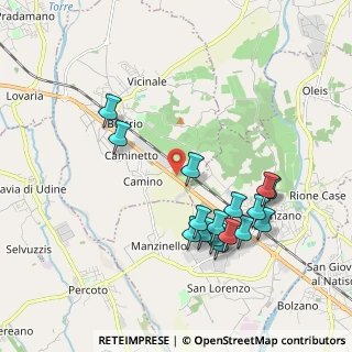 Mappa Strada Regionale, 33042 Manzano UD, Italia (1.94938)