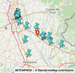 Mappa Strada Regionale, 33042 Manzano UD, Italia (8.38333)