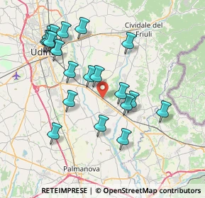 Mappa Strada Regionale, 33042 Manzano UD, Italia (7.6855)