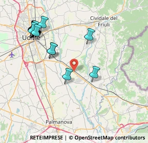 Mappa Strada Regionale, 33042 Manzano UD, Italia (9.719)