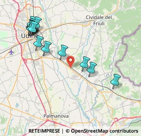 Mappa Strada Regionale, 33042 Manzano UD, Italia (9.19467)