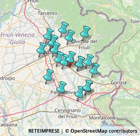 Mappa 33042 Manzano UD, Italia (10.0915)