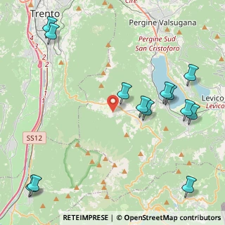 Mappa Via Prai dei Laresi, 38049 Vigolo Vattaro TN, Italia (5.49308)