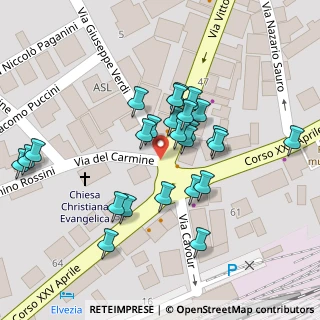 Mappa Via Cavour, 21016 Luino VA, Italia (0.032)