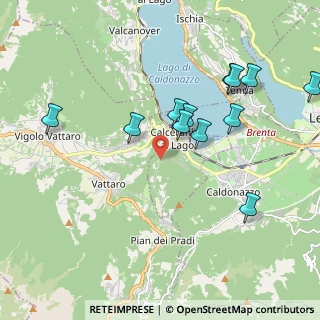 Mappa Via degli Altipiani, 38122 Calceranica al Lago TN, Italia (2.00917)