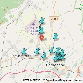 Mappa Via del Mas, 33080 Roveredo in Piano PN, Italia (3.775)