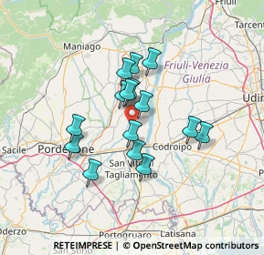 Mappa Via Sant'Elena, 33098 Valvasone PN, Italia (10.41133)
