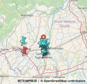 Mappa Via Sant'Elena, 33098 Valvasone PN, Italia (8.85417)