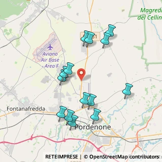 Mappa Via delle Villotte, 33100 Pordenone PN, Italia (3.785)