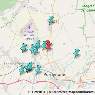Mappa Via delle Villotte, 33100 Pordenone PN, Italia (4.21867)