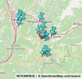 Mappa Via della Prea, 38050 Calceranica al lago TN, Italia (5.70733)