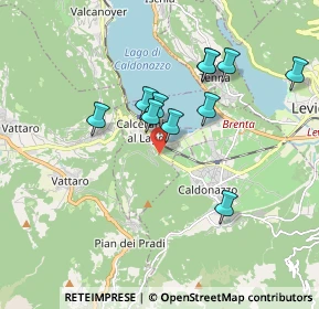 Mappa Via della Prea, 38050 Calceranica al lago TN, Italia (1.57727)