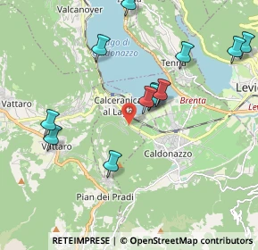 Mappa Via della Prea, 38050 Calceranica al lago TN, Italia (2.04833)