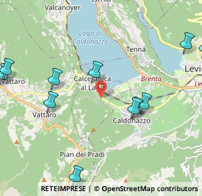 Mappa Via della Prea, 38050 Calceranica al lago TN, Italia (2.54818)