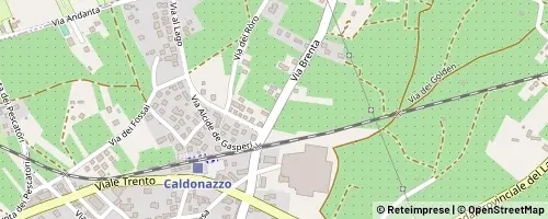 Mappa Caldonazzo