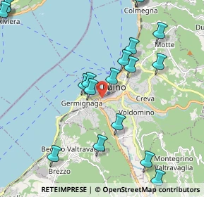 Mappa Via Don Folli, 21016 Luino VA, Italia (2.615)