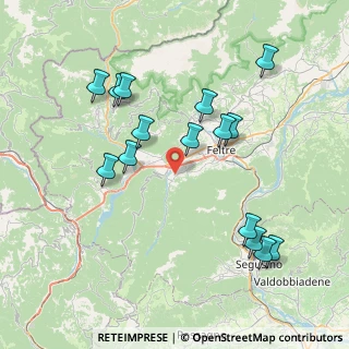 Mappa Via Enrico Fermi, 32030 Seren del Grappa BL, Italia (8.06867)