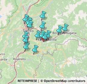 Mappa Via Chiesa Damiano, 38052 Caldonazzo TN, Italia (11.03875)