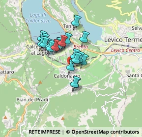 Mappa Via Chiesa Damiano, 38052 Caldonazzo TN, Italia (1.2015)