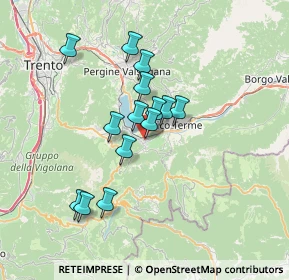 Mappa Via Chiesa Damiano, 38052 Caldonazzo TN, Italia (5.605)