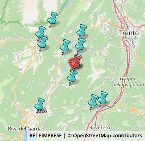 Mappa Via Faitelli, 38073 Cavedine TN, Italia (6.35)