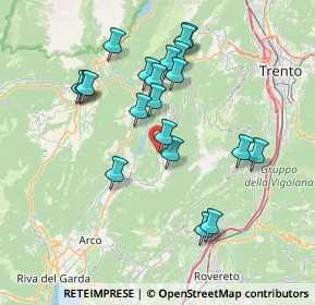 Mappa Via Faitelli, 38073 Cavedine TN, Italia (7.011)
