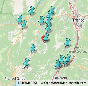 Mappa Via Faitelli, 38073 Cavedine TN, Italia (8.13941)