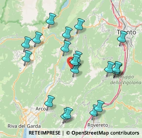 Mappa Via Faitelli, 38073 Cavedine TN, Italia (8.2635)