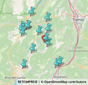 Mappa Via Faitelli, 38073 Cavedine TN, Italia (6.96267)