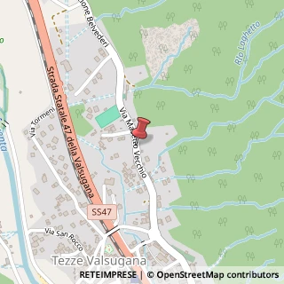 Mappa Via masetto vecchio 1, 38050 Grigno, Trento (Trentino-Alto Adige)