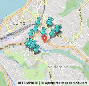 Mappa Via Valleggio, 21016 Luino VA, Italia (0.3115)