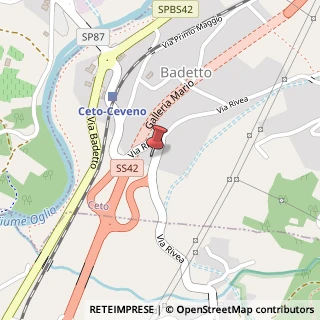 Mappa Via Rivea, 45, 25040 Ceto, Brescia (Lombardia)