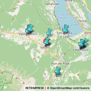 Mappa Via Dante Alighieri, 38049 Vattaro TN, Italia (2.2215)