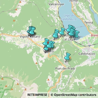 Mappa Via Dante Alighieri, 38049 Vattaro TN, Italia (1.4755)