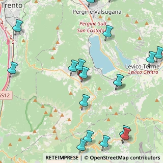 Mappa Via Dante Alighieri, 38049 Vattaro TN, Italia (5.939)