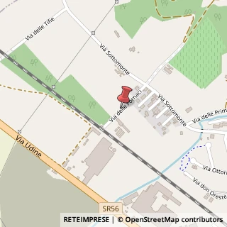 Mappa Via delle Fornaci, 1, 33044 Manzano, Udine (Friuli-Venezia Giulia)