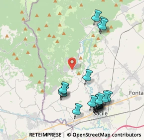 Mappa Via Giuseppe Mazzini, 33070 Caneva PN, Italia (4.646)