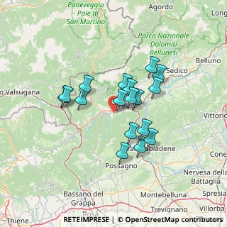 Mappa Via Segato Don G. B., 32030 Seren del Grappa BL, Italia (10.84)