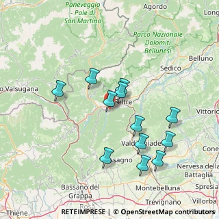 Mappa Via Segato Don G. B., 32030 Seren del Grappa BL, Italia (14.11667)