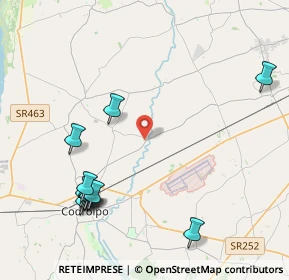 Mappa Via Coderno, 33033 Codroipo UD, Italia (4.87667)