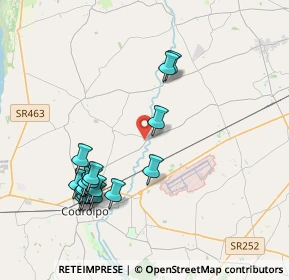 Mappa Via Coderno, 33033 Codroipo UD, Italia (4.07588)