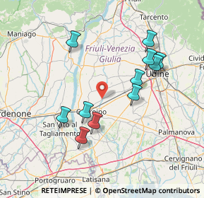 Mappa Via Coderno, 33033 Codroipo UD, Italia (14.28727)