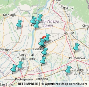 Mappa Via Coderno, 33033 Codroipo UD, Italia (15.49308)