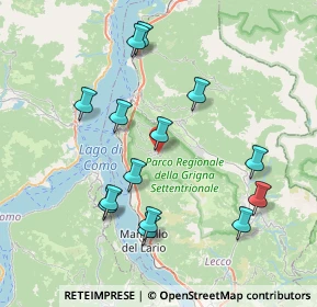 Mappa Via alle Grigne, 23825 Esino Lario LC, Italia (7.75429)