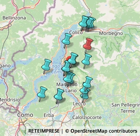 Mappa Via alle Grigne, 23825 Esino Lario LC, Italia (11.3485)
